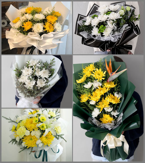 黑龙江哈尔滨道外区团结镇白事花束代送